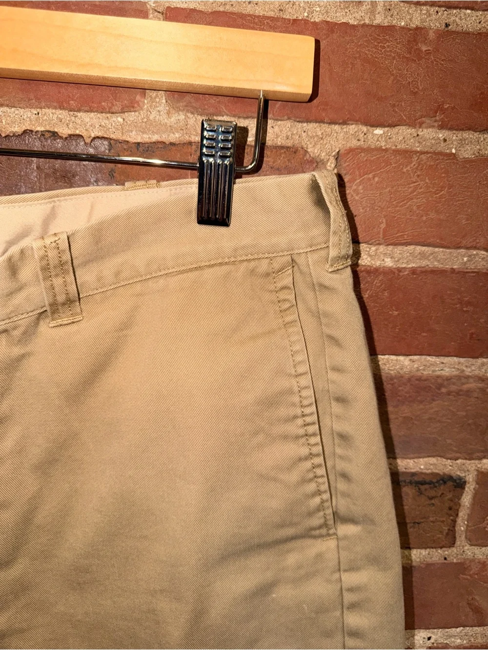 J. Crew Khaki Varick Chino Shorts - Neutral Beige Sz 33